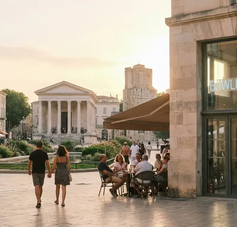 Idée de sortie à Nîmes le week-end : illustration des activités et lieux incontournables