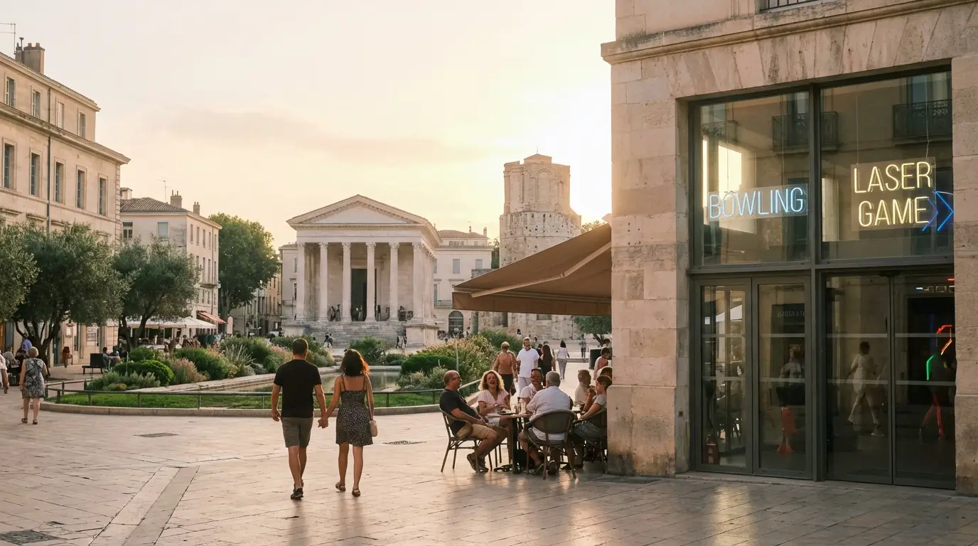 Idée de sortie à Nîmes le week-end : illustration des activités et lieux incontournables